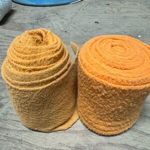 Orange Horse Full Size Polo Wraps Set Equestrian